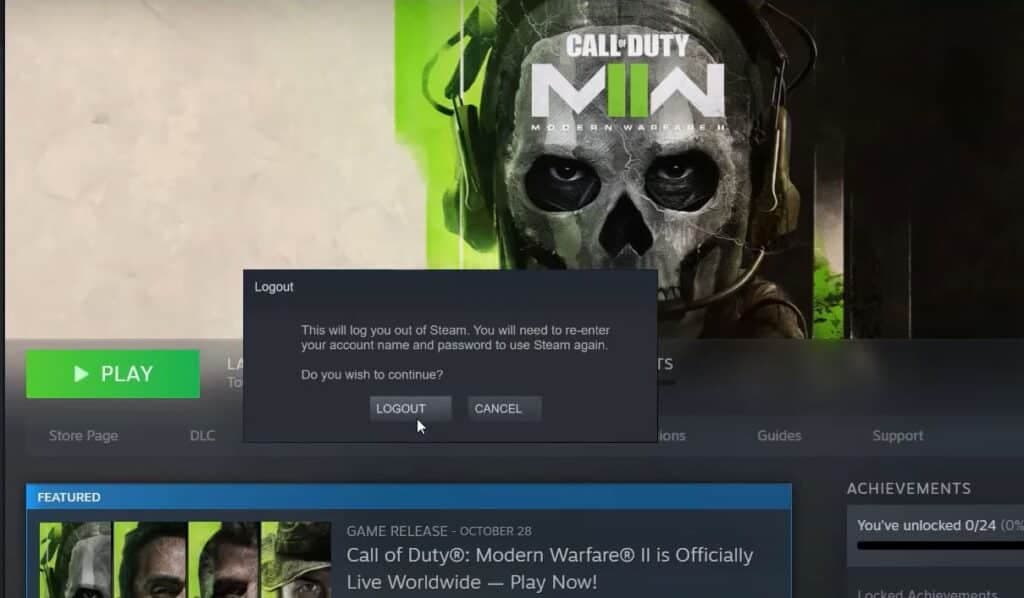 How to fix Modern Warfare 2 “disconnected from Steam” error - Charlie INTEL